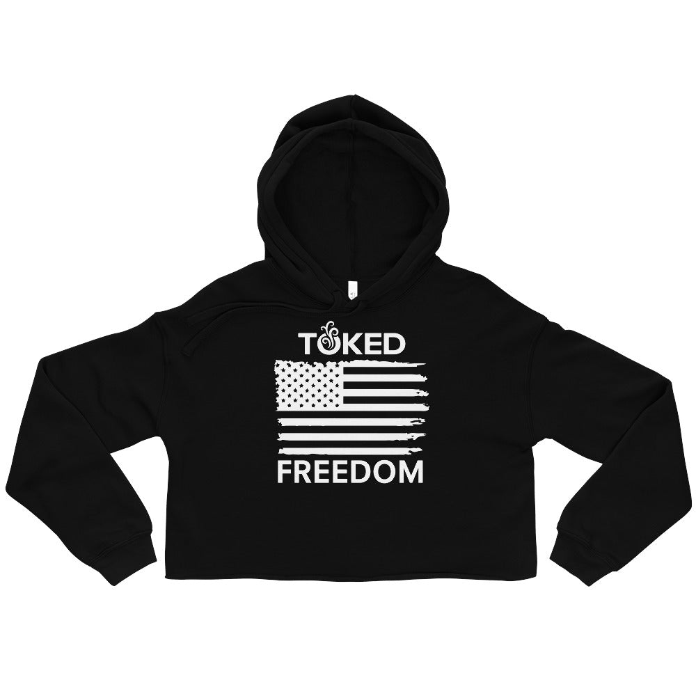 Freedom Crop Top Hoodie