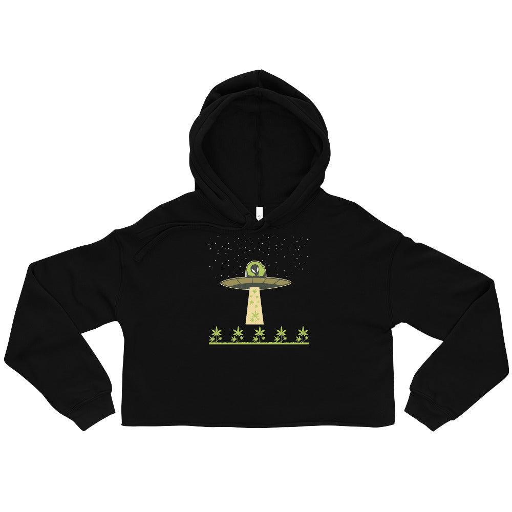 Alien Cropping Crop Top Hoodie