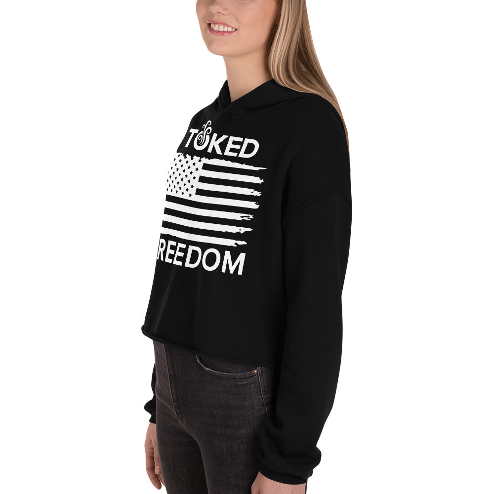 Freedom Crop Top Hoodie