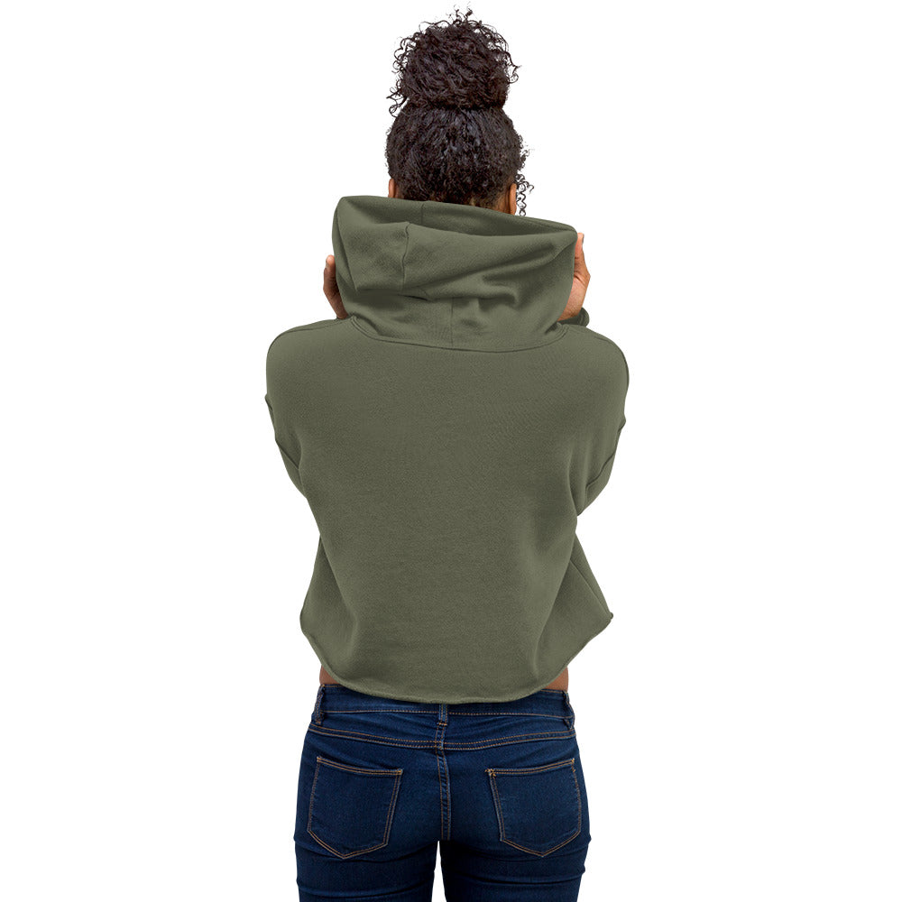 World's Dopest Mom Crop Top Hoodie