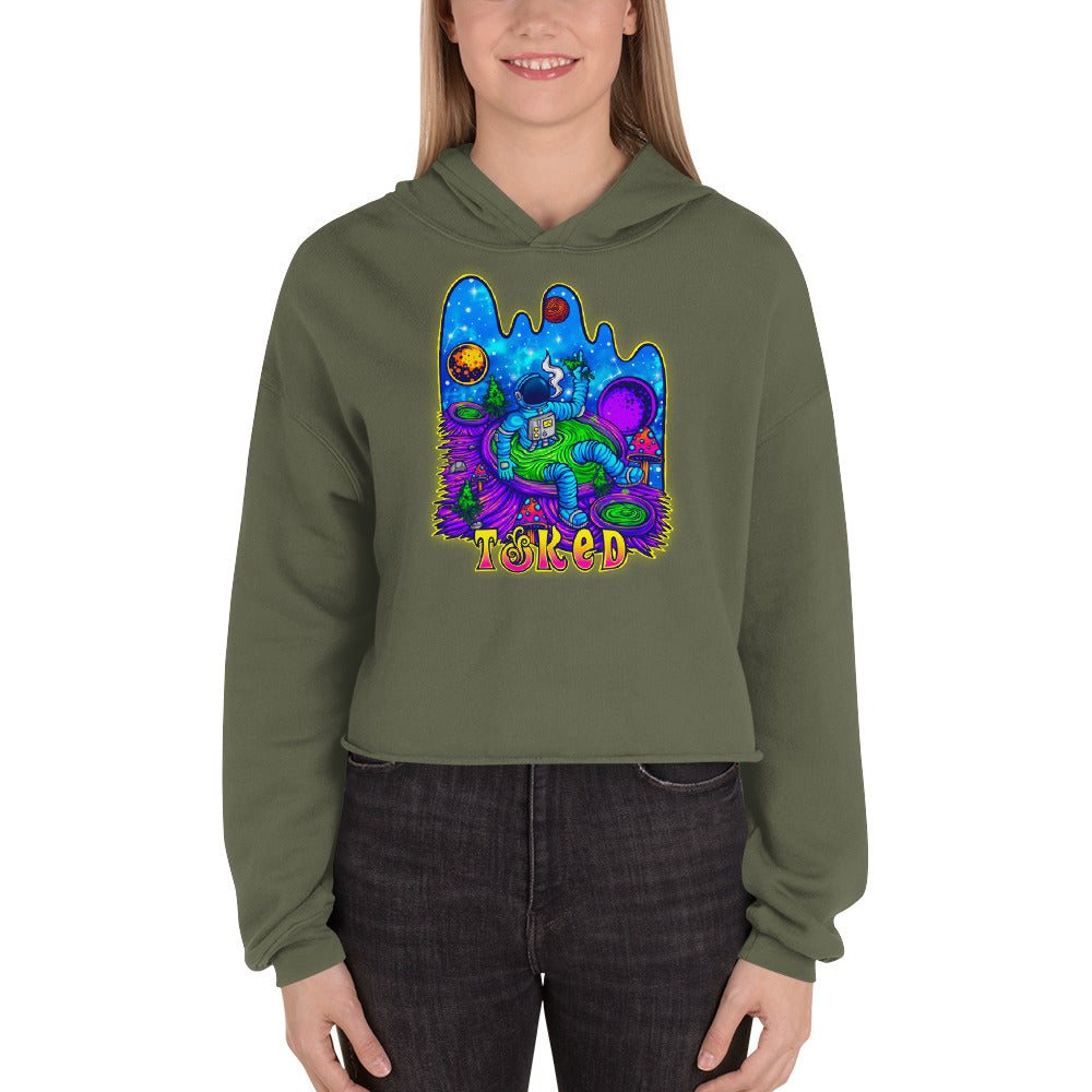 Spacewoman Crop Top Hoodie