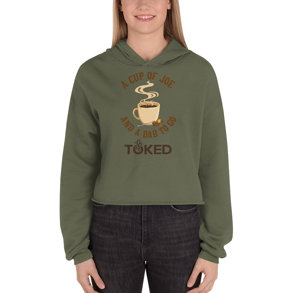 A Cup of Joe Dab Crop Top Hoodie