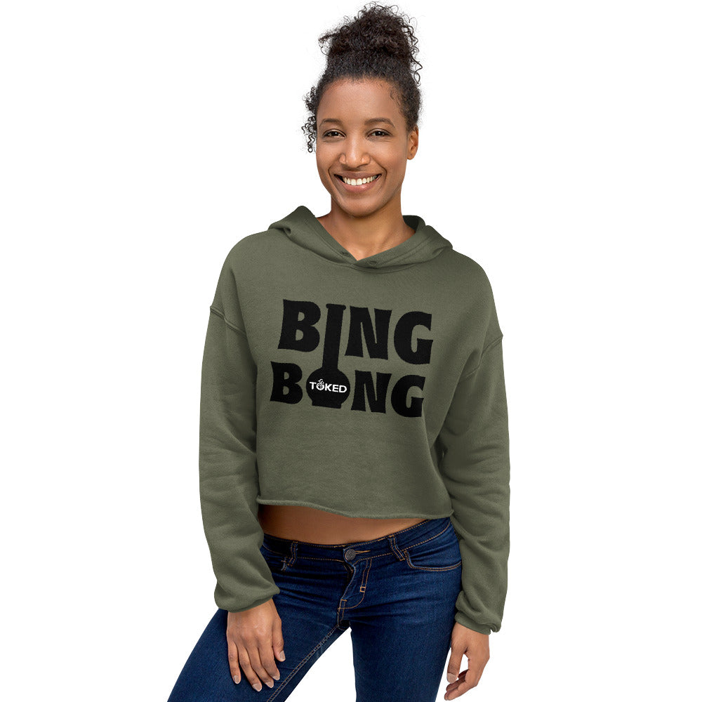 Bing Bong Crop Top Hoodie