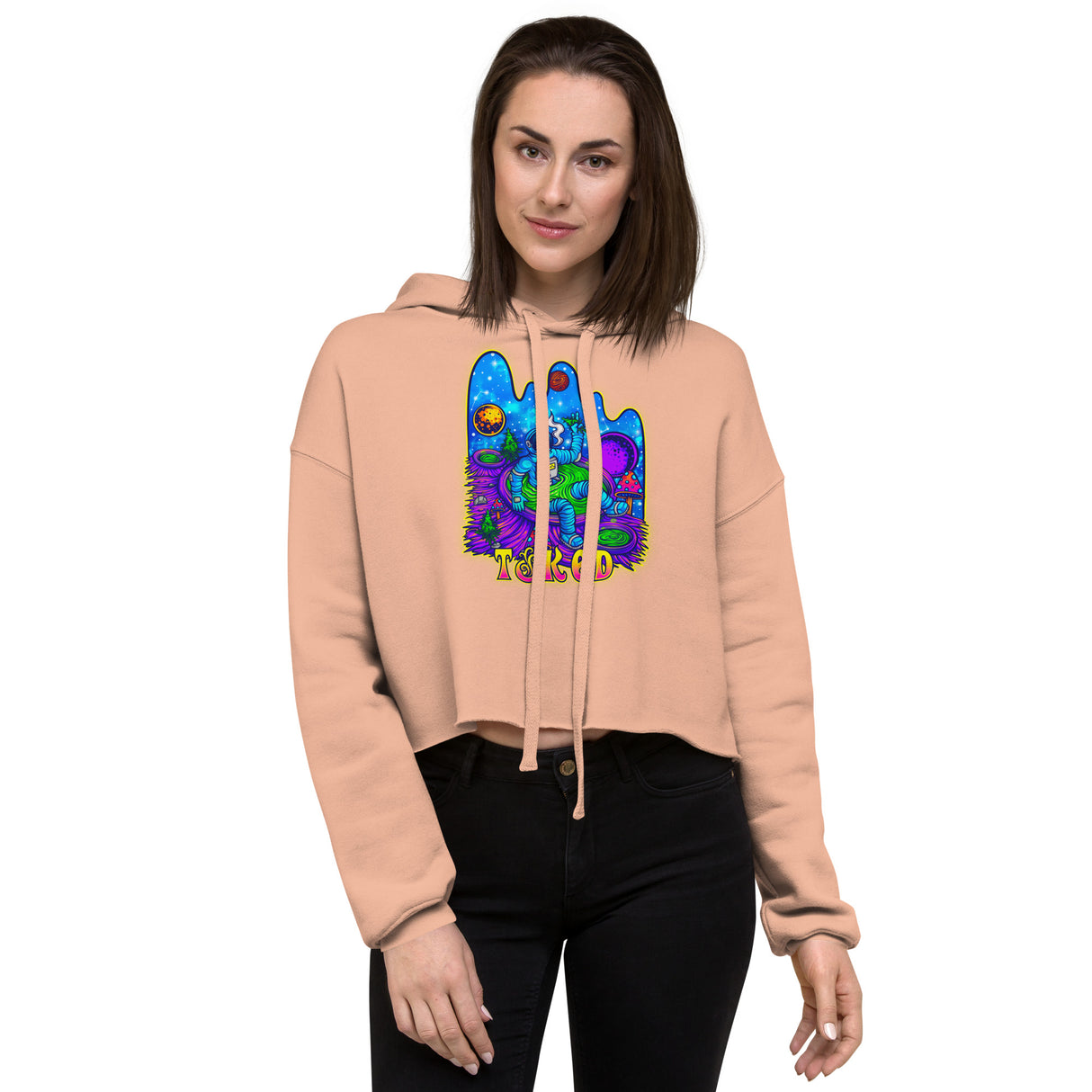 Spacewoman Crop Top Hoodie
