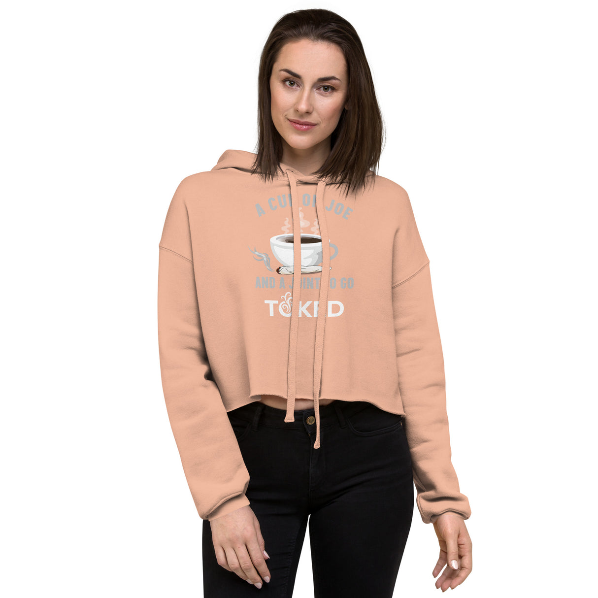 A Cup of Joe Crop Top Hoodie