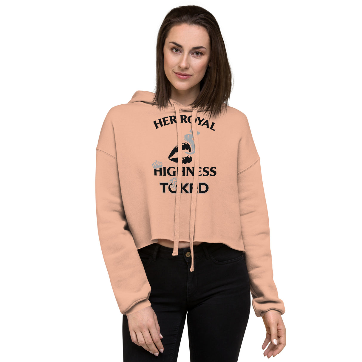 Her Royal Highness Crop Top Hoodie