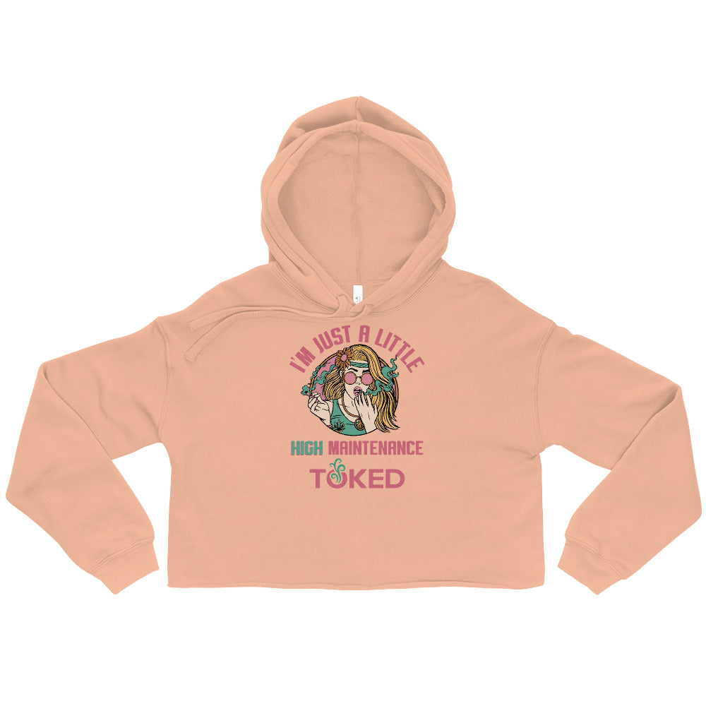 A Little High Maintenance Crop Top Hoodie