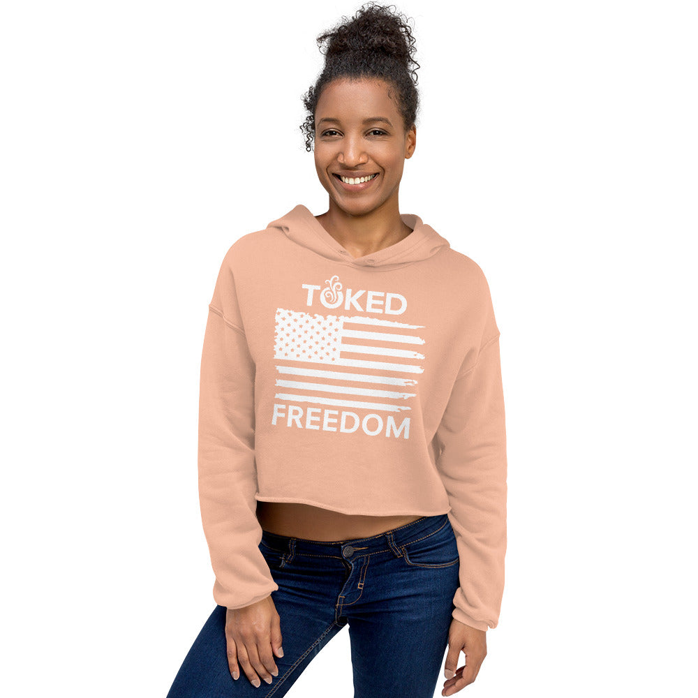 Freedom Crop Top Hoodie