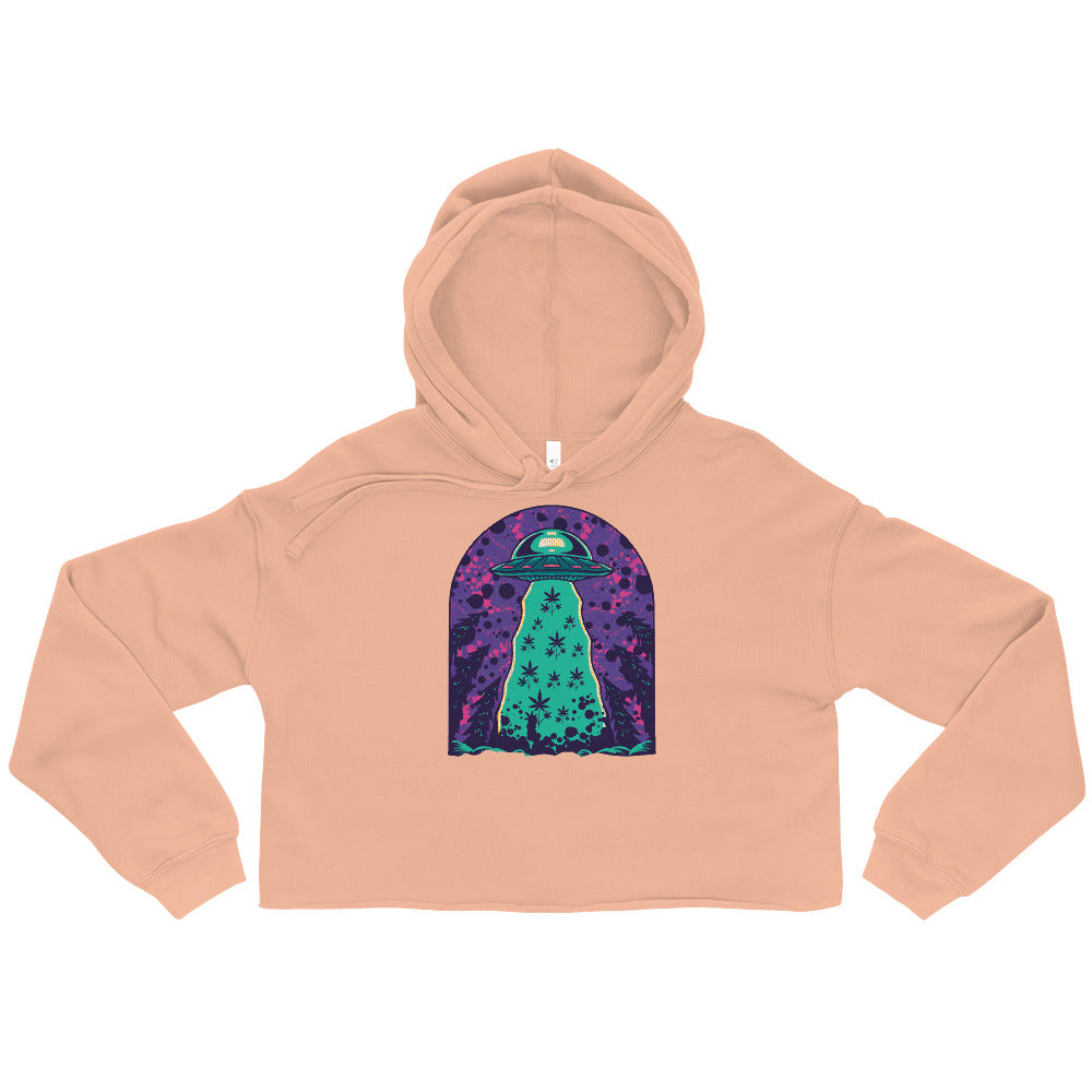 Alien Cropping Crop Top Hoodie
