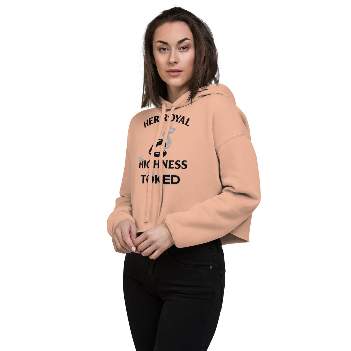 Her Royal Highness Crop Top Hoodie