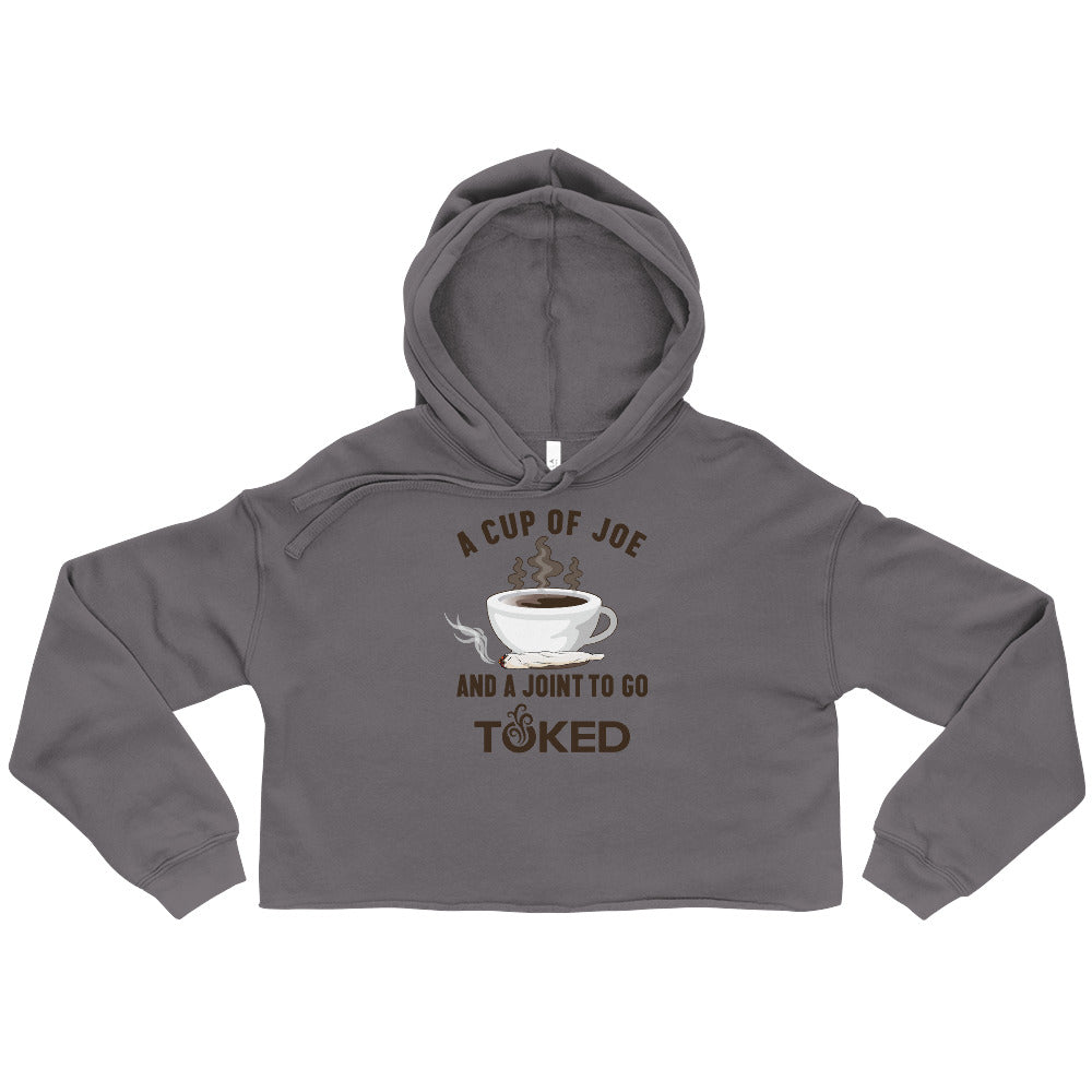 A Cup of Joe Crop Top Hoodie