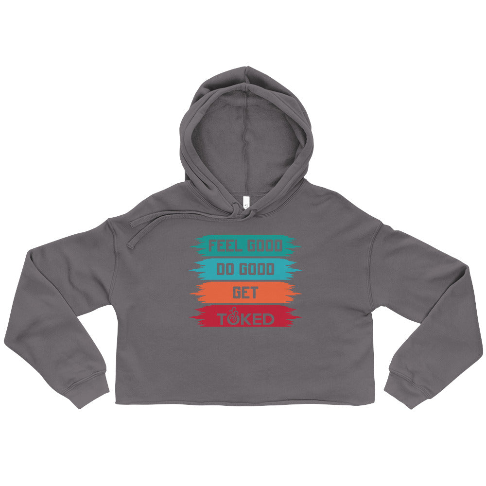 Feel Good Do Good Crop Top Hoodie