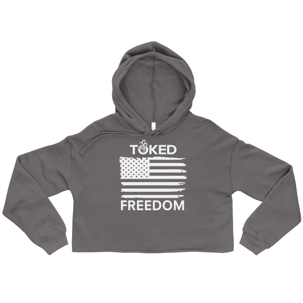 Freedom Crop Top Hoodie