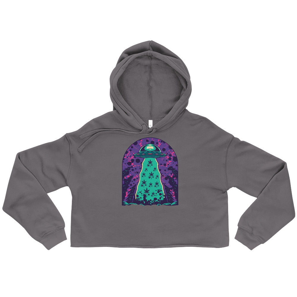 Alien Cropping Crop Top Hoodie