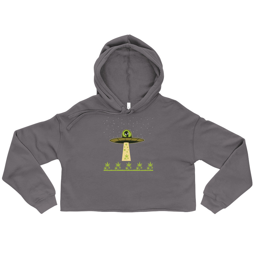 Alien Cropping Crop Top Hoodie