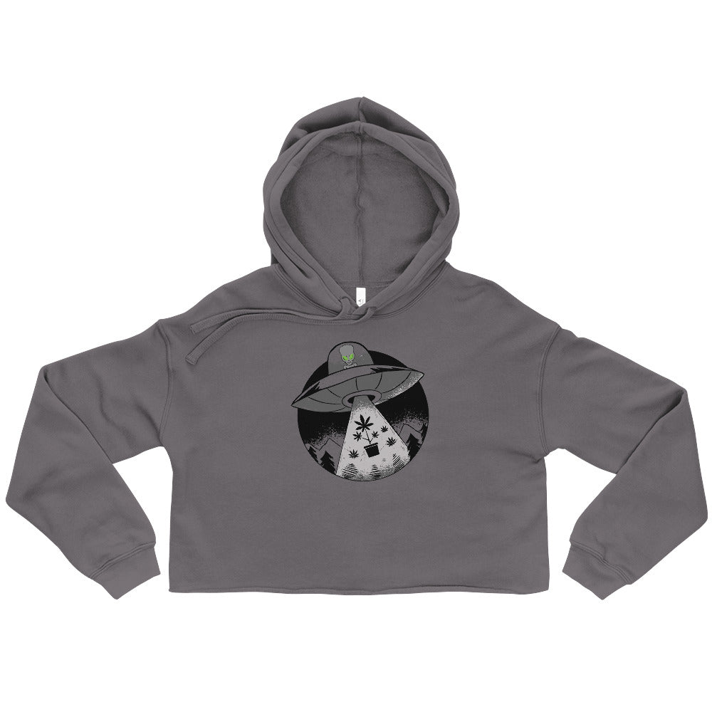 Alien Cropping Crop Top Hoodie