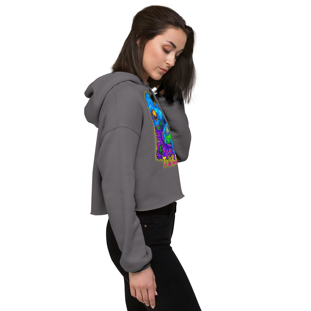Spacewoman Crop Top Hoodie
