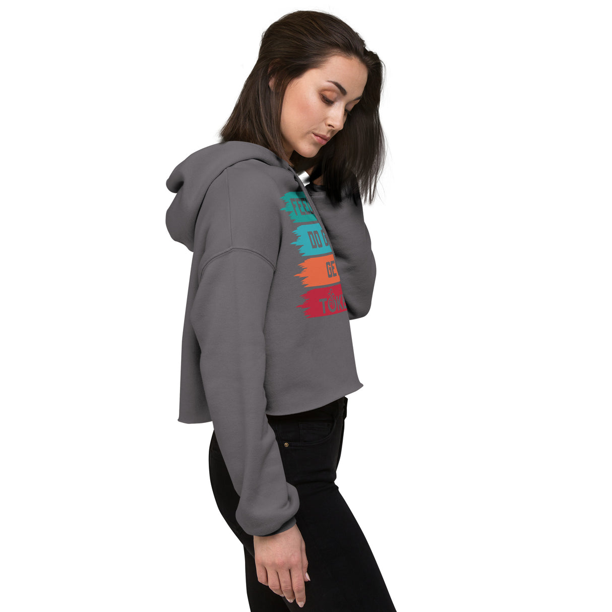 Feel Good Do Good Crop Top Hoodie