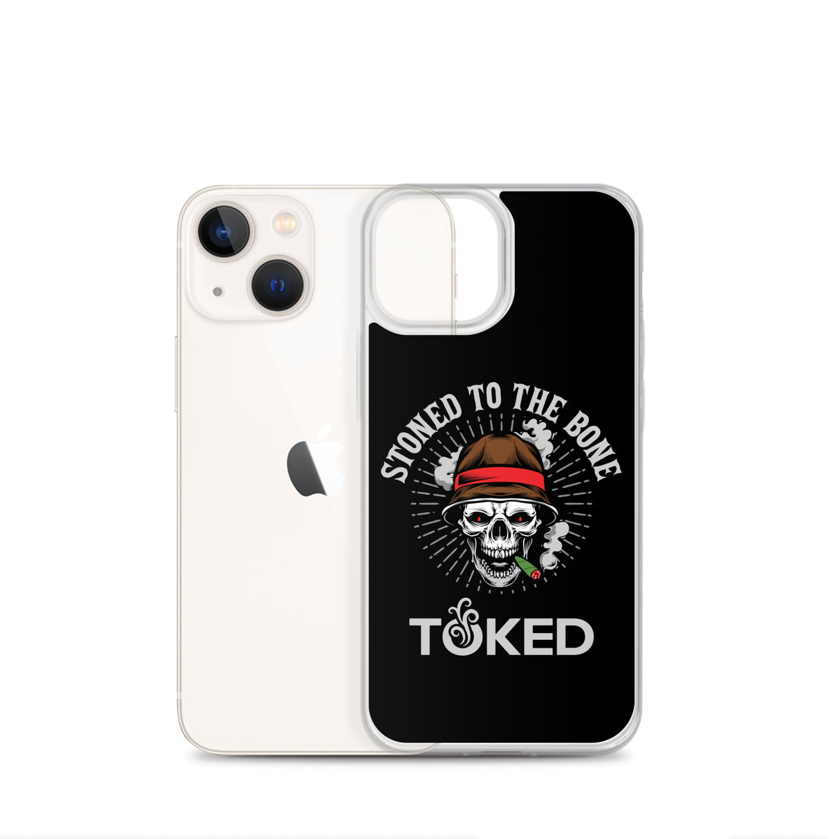 Stoned to the Bone Black iPhone Case