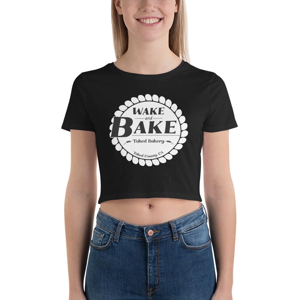Wake and Bake Crop Top T-Shirt