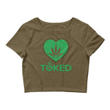 Heart Leaf Crop Top T-Shirt