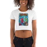 TOKED World Snapper Fish Crop Top T-Shirt